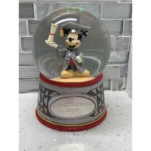 VTG DISNEY TRADITIONS YOU DID IT MICKEY MOUSE GRADUATION Snowglobe 4058685-TR